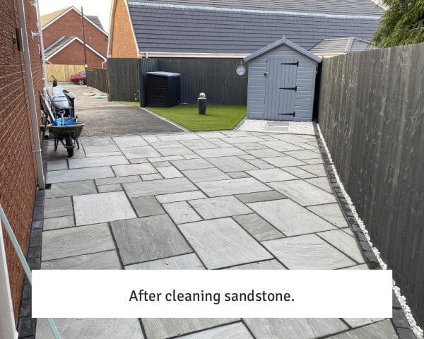 After cleaning sandstone 600x480 1