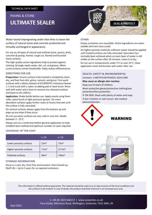 ECOPROTEC ULTIMATE SEALER 1L DESC