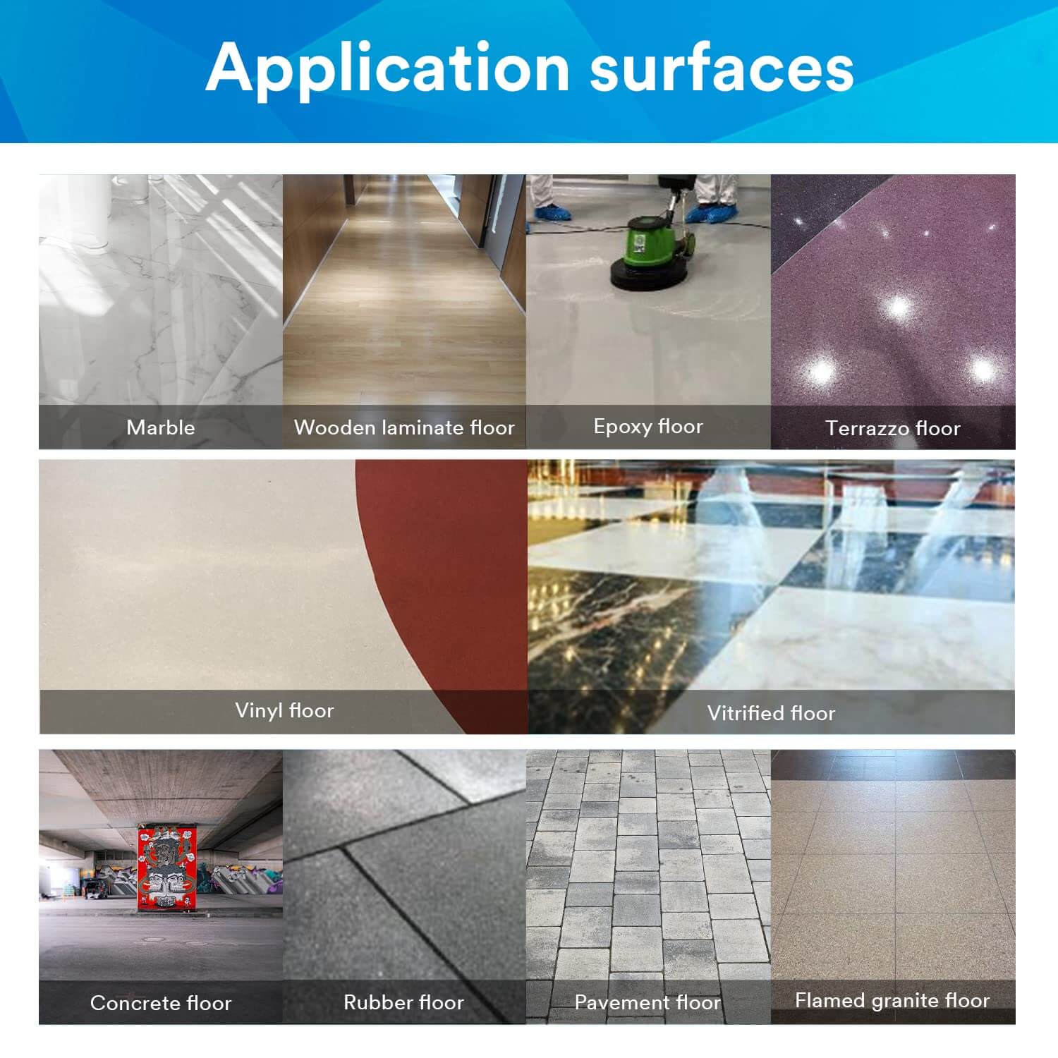 3M Black Buffer Pad 5100 17in 5 per Case 5