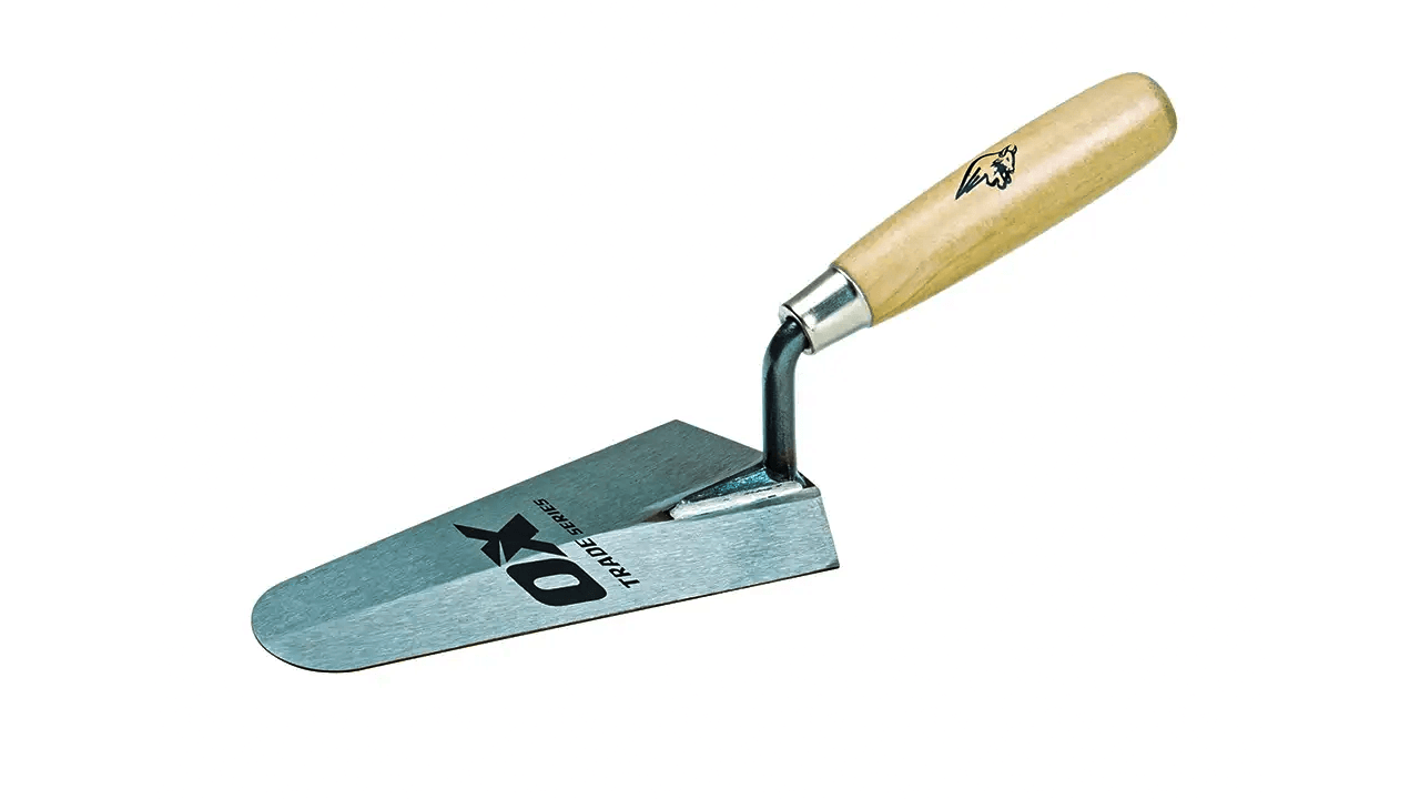 OX Gauging Trowel Wooden Handle