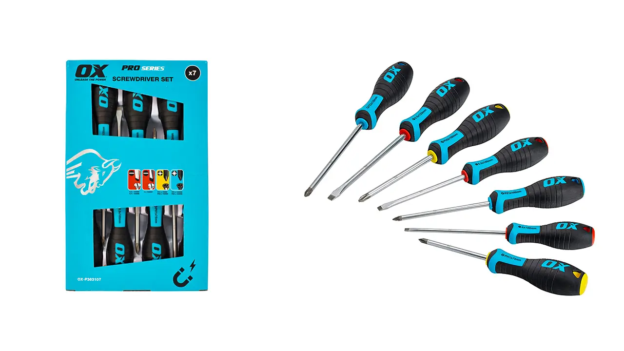 OX Screw Driver Set 7 Pcs